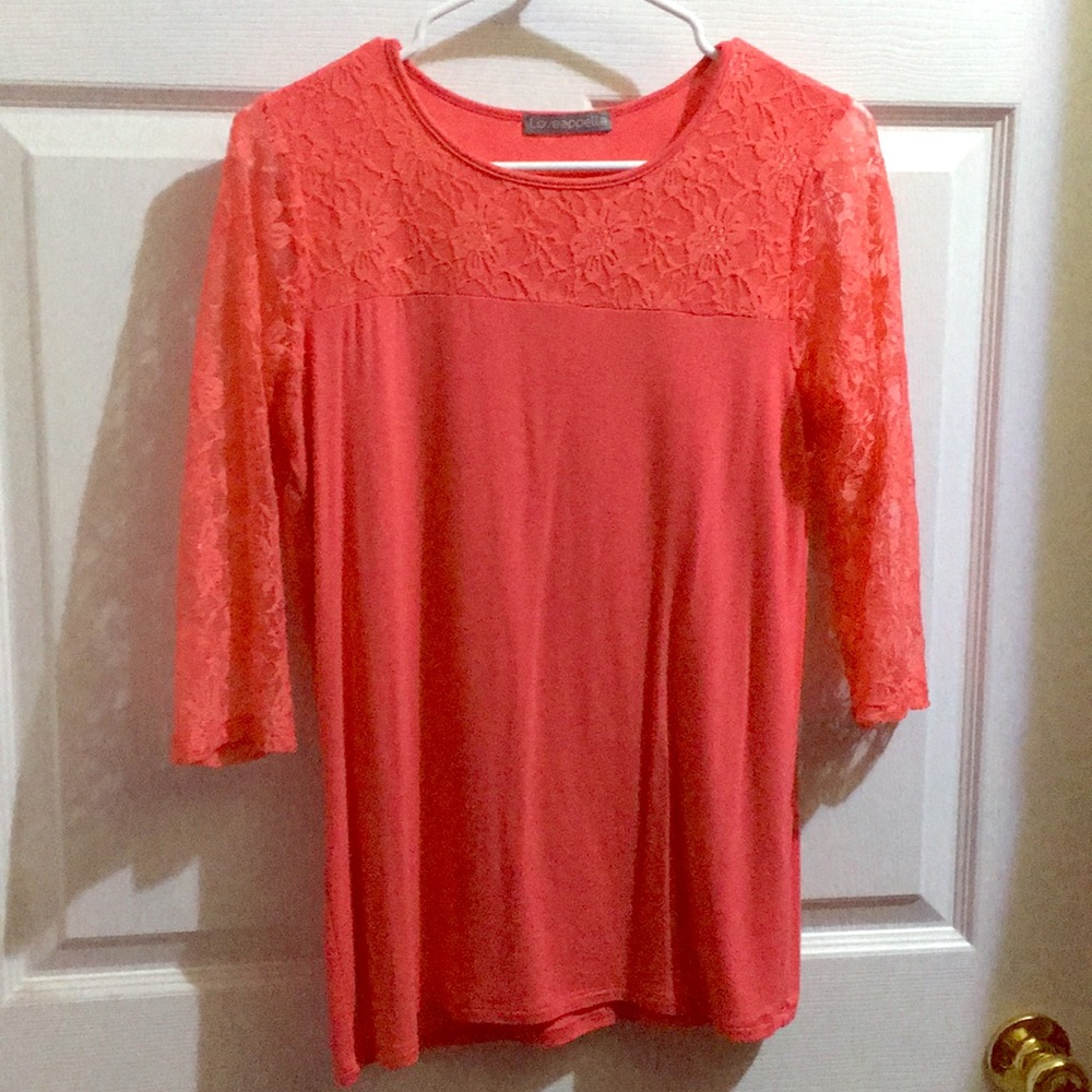 Lace 3/4 sleeve